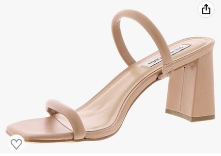 Steve Madden Lilah thin strap block heel sandal in nude

#LTKsalealert #LTKunder100 #LTKshoecrush