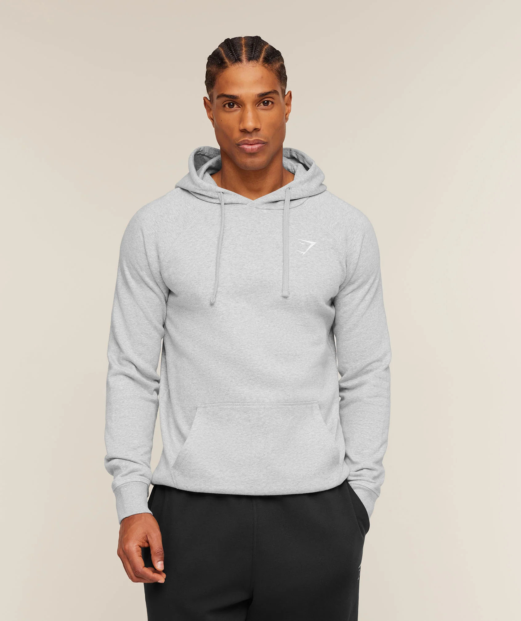 Gymshark Crest Hoodie - Light Grey Marl | Shop.app