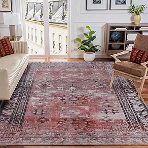 Superior Indoor Area Rug, Home Floor Decor for Living Room, Bedroom, Office, Dining Kitchen, Cott... | Amazon (US)