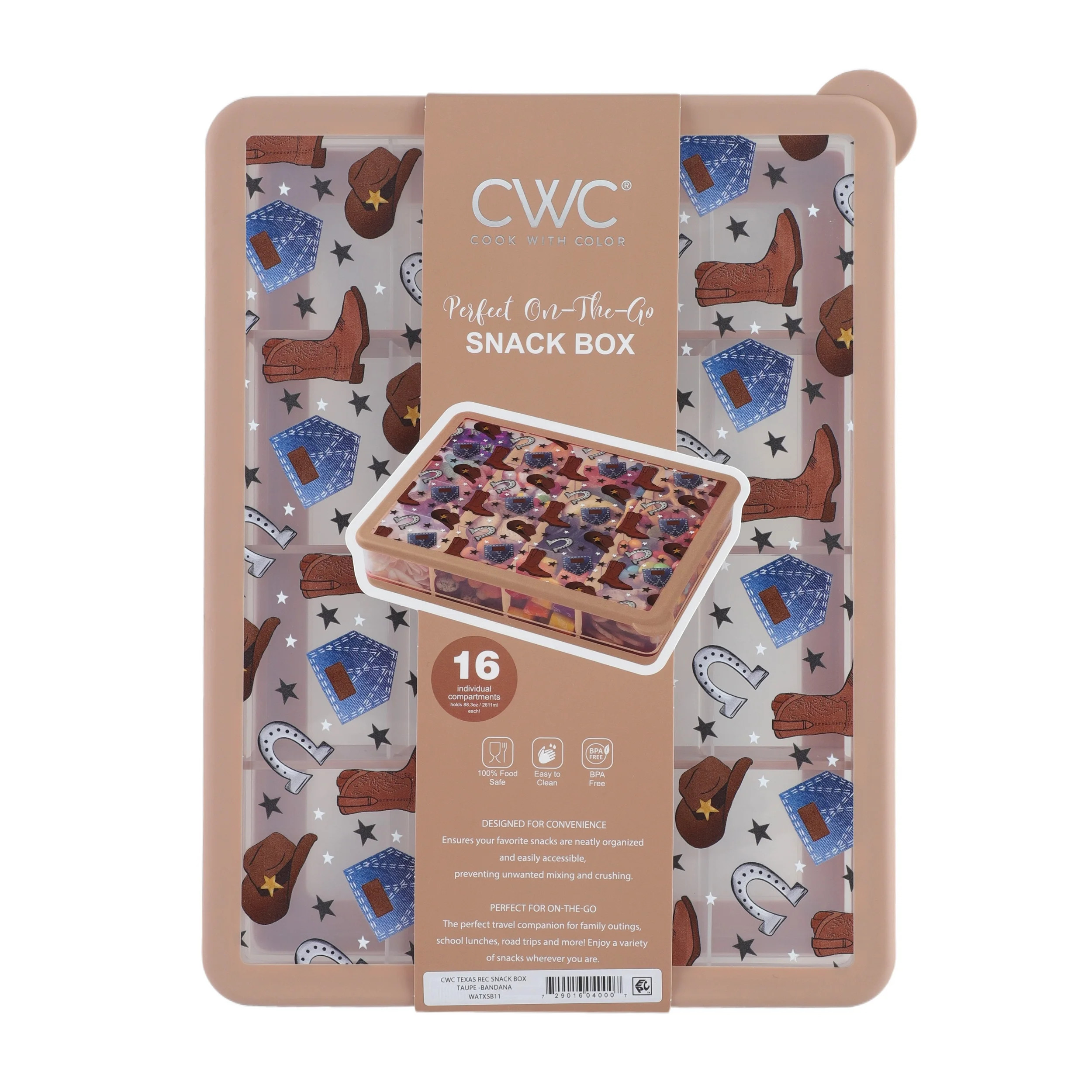 CWC TEXAS REC SNACK BOX TAUPE 2 | Walmart (US)