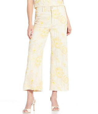 Antonio Melani Alexa Embroidery Flat Front Pants | Dillard's | Dillard's