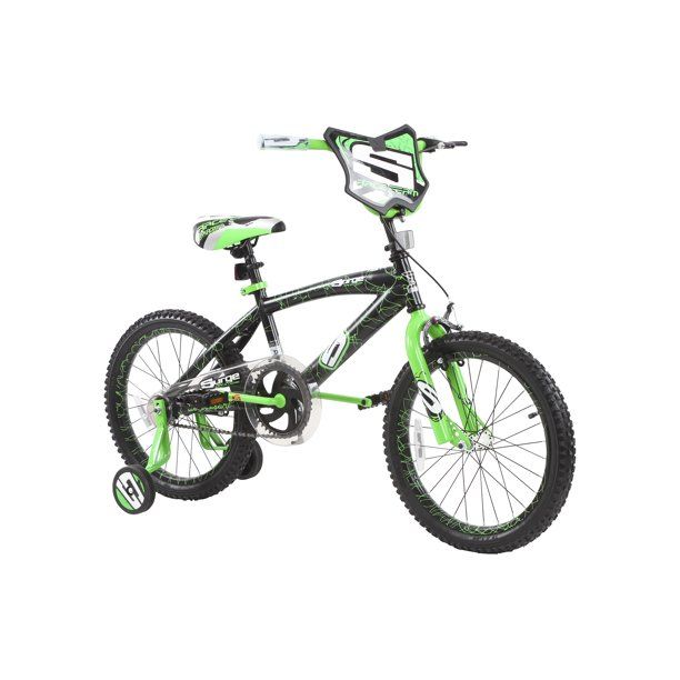 Dynacraft 18" Surge Boys BMX Bike with Custom Paint Effect, Green | Walmart (US)