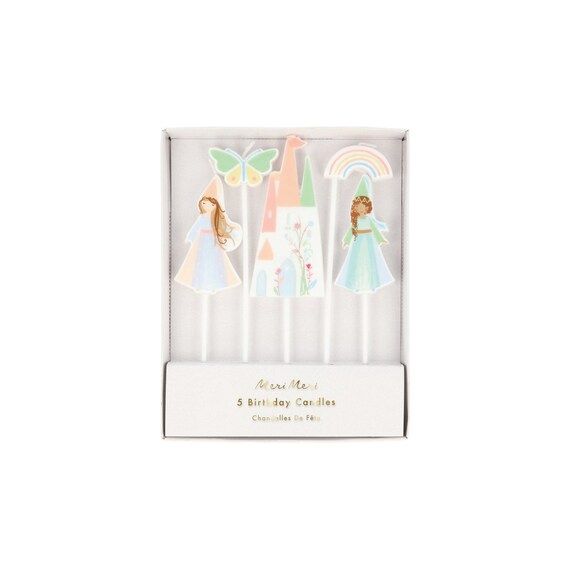Fairytale Princess Candles 5ct  Magical Princess Birthday | Etsy | Etsy (US)