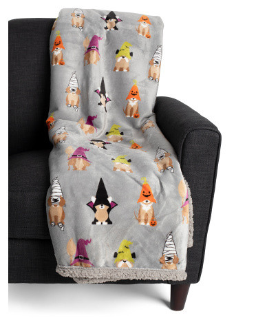 60x70 Halloween Dogs Waterproof Lining Pet Throw | TJ Maxx