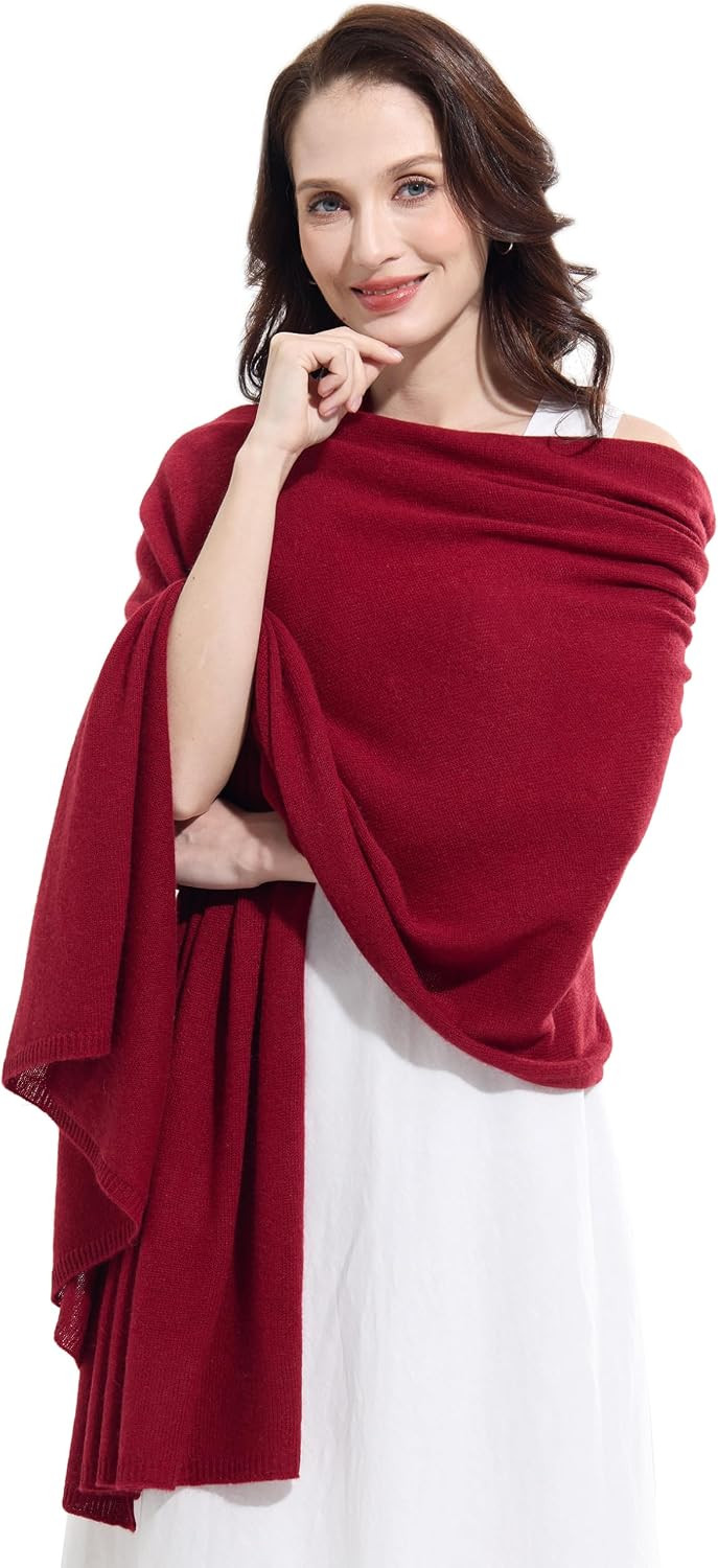 Soft Cashmere Blend Wrap Chic Scarf Stole for Women Wayfarer Travel Extra Large 87"x28" | Amazon (US)