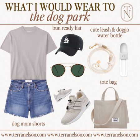 Casual spring outfit / dog park outfit / neutral tote bag / spring hat / neutral sneakers

#LTKstyletip #LTKFind #LTKshoecrush