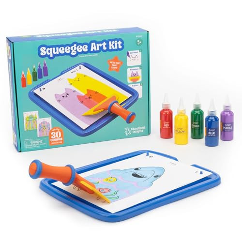 Educational Insights Squeegee Art Kit - Painting Kit for Kids, Children's Painting Kits, Screen Free Activites & DIY Projects, Mess-Free Art Kits for Kids, Boys & Girls Ages 5+ | Amazon (US)