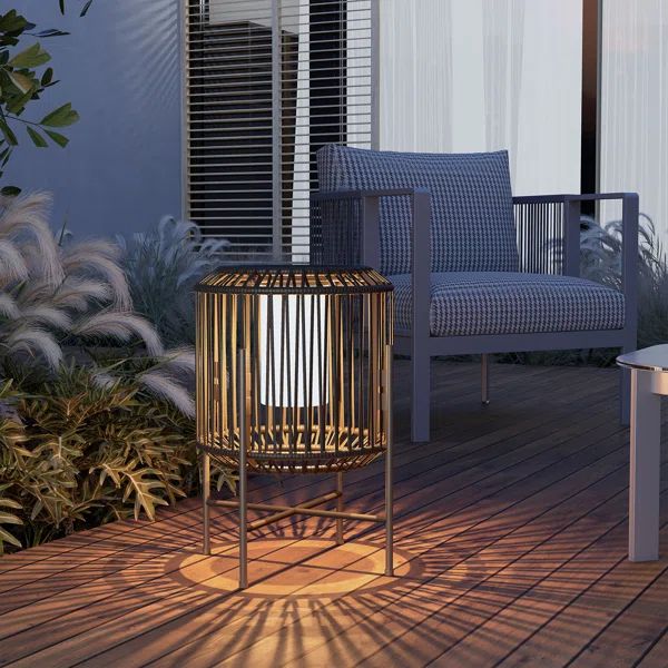 22'' Solar Powered Outdoor Floor Lamp | Wayfair North America