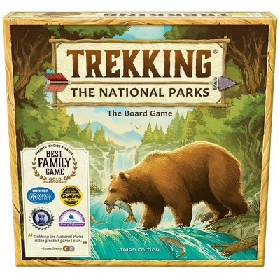 Trekking The National Parks Family Board Game: Geography Educational Playtime 30-45 Min, 1-5 Players | Target