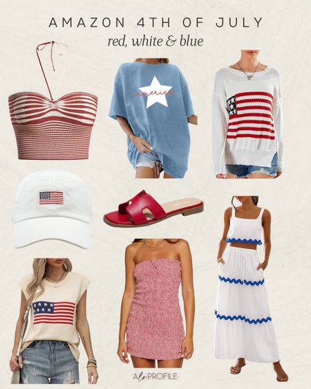 Fourth of July Outfits // 4th of July, 4th of July outfit, Amazon 4th of July outfit, holiday outfits, summer outfits, Amazon summer outfits, Independence Day, outfits for the Fourth of July, Amazon fashion
