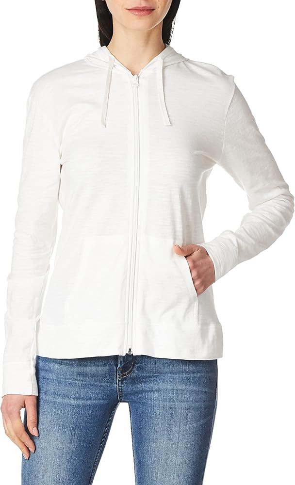 Hanes Women's Slub Jersey Hoodie | Amazon (US)