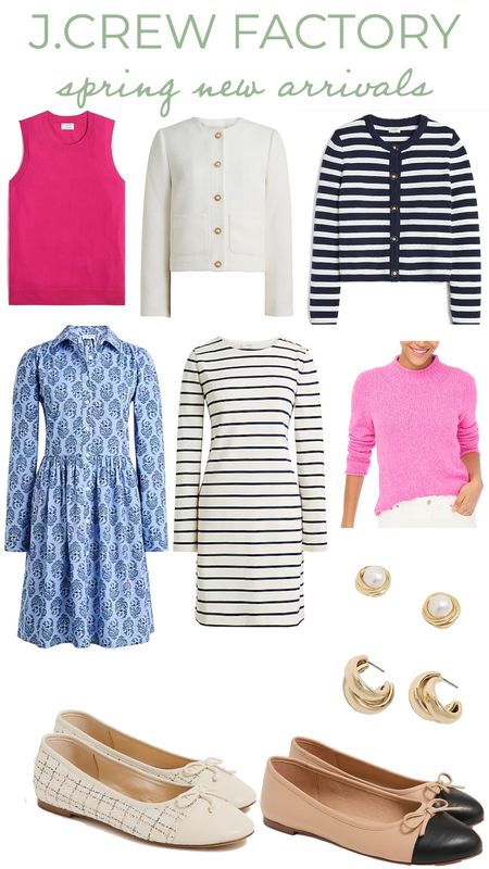 Sharing my favorite picks from J.Crew Factory’s new arrivals for spring! 

Lady jacket, stripe dress, shirtdress, tweed, tweed ballet flats, lady jacket cardigan, tweed lady jacket, shell sweater, classic style, preppy, preppy style, casual style, casual outfit, outfit ideas, casual chic, elevated style 



#LTKfindsunder100 #LTKfindsunder50 #LTKsalealert