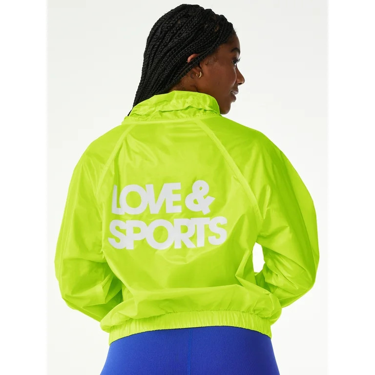 Love & Sports Women's Cropped Lightweight Jacket | Walmart (US)
