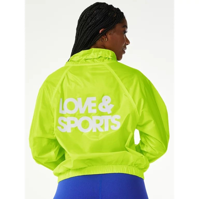 Love & Sports Women's Cropped Lightweight Jacket | Walmart (US)