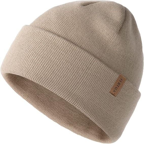 FURTALK Beanie for Men Women Cuffed Thick Knitted Unisex Winter Hat Beanies Skull Cap | Amazon (US)