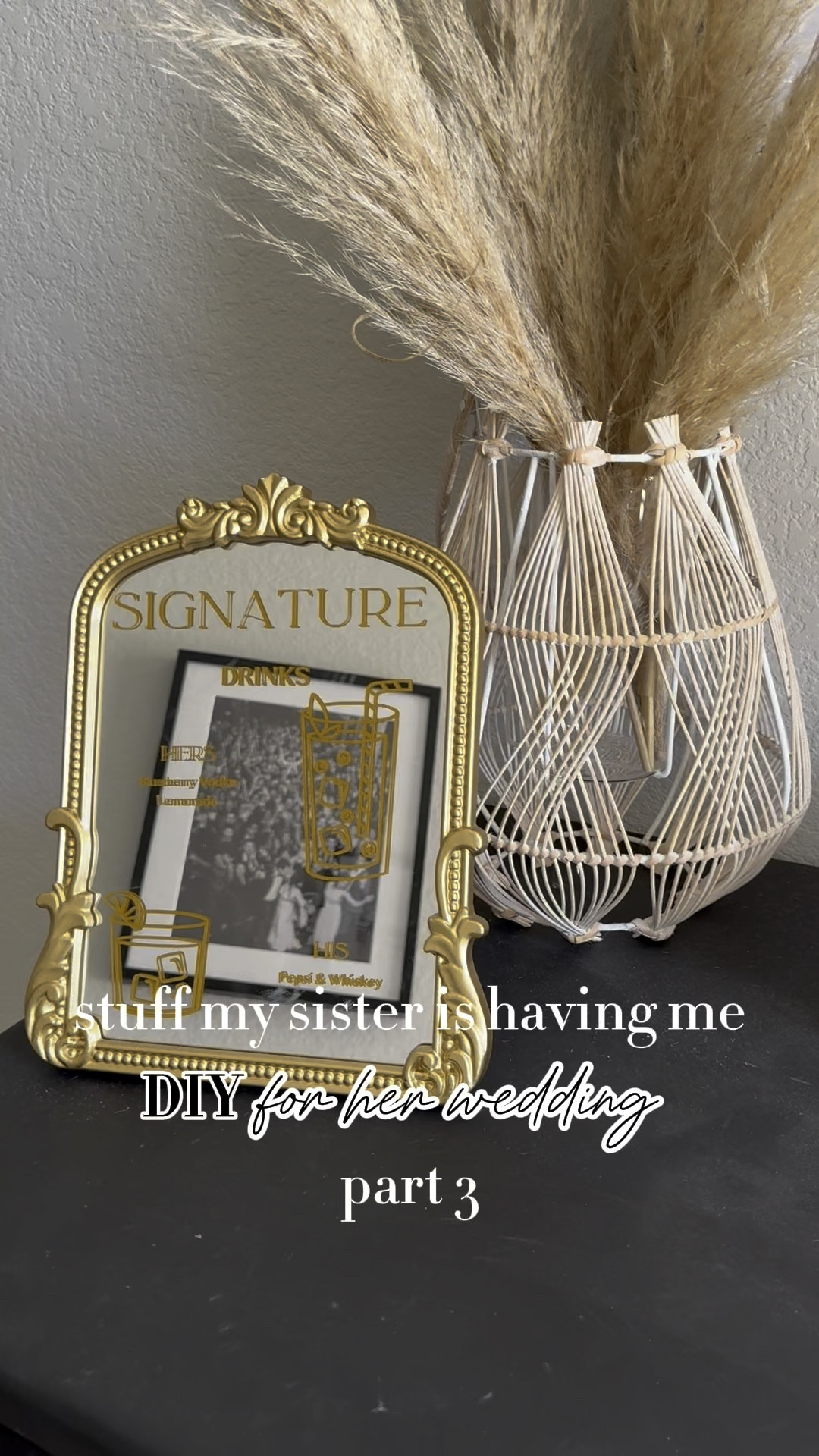 DIY wedding signature drink sign

#LTKWedding