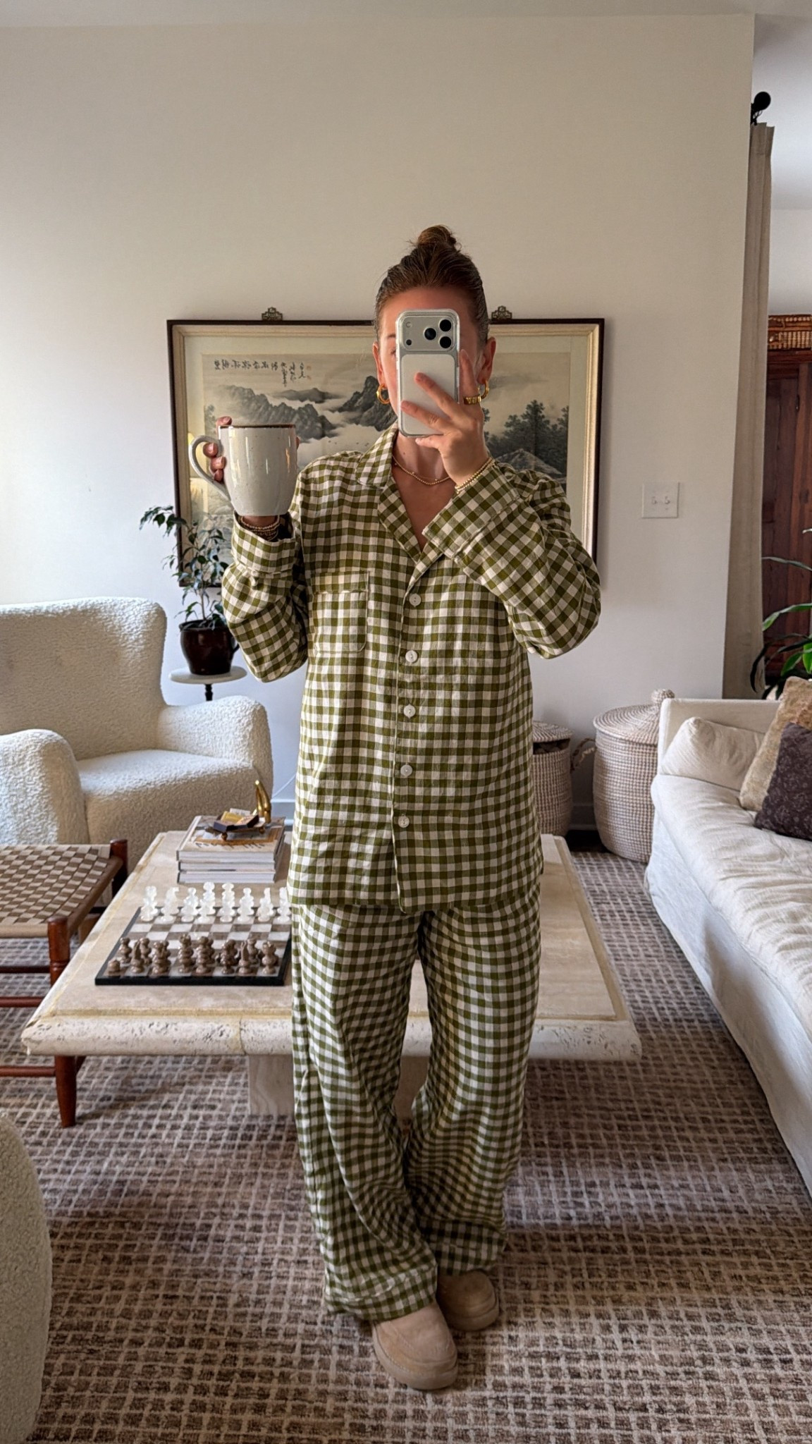 11/13/25 Linking my Piglet in Bed green plaid pajama set — wearing a size small. They’re the cutest subtle Christmas PJs without being too over the top, and truly some of the softest, coziest pajamas I own.
Sharing my discount code in the post so you can save while they’re still in stock! 🎁✨ use code “VANESSAF15” for 15% off Piglet in Bed 🥰

#LTKootd #LTKHoliday #LTKmorningroutine