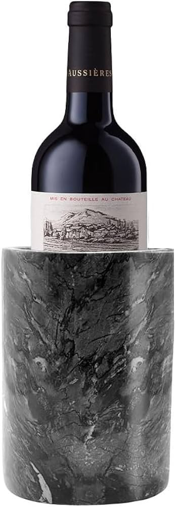 Kota Japan Black Marble Stone Wine and Champagne Bottle Chiller Cooler - 7" X 5" | Elegant Kitche... | Amazon (US)