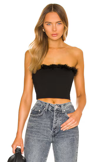 Olivia Strapless Top in Black | Revolve Clothing (Global)
