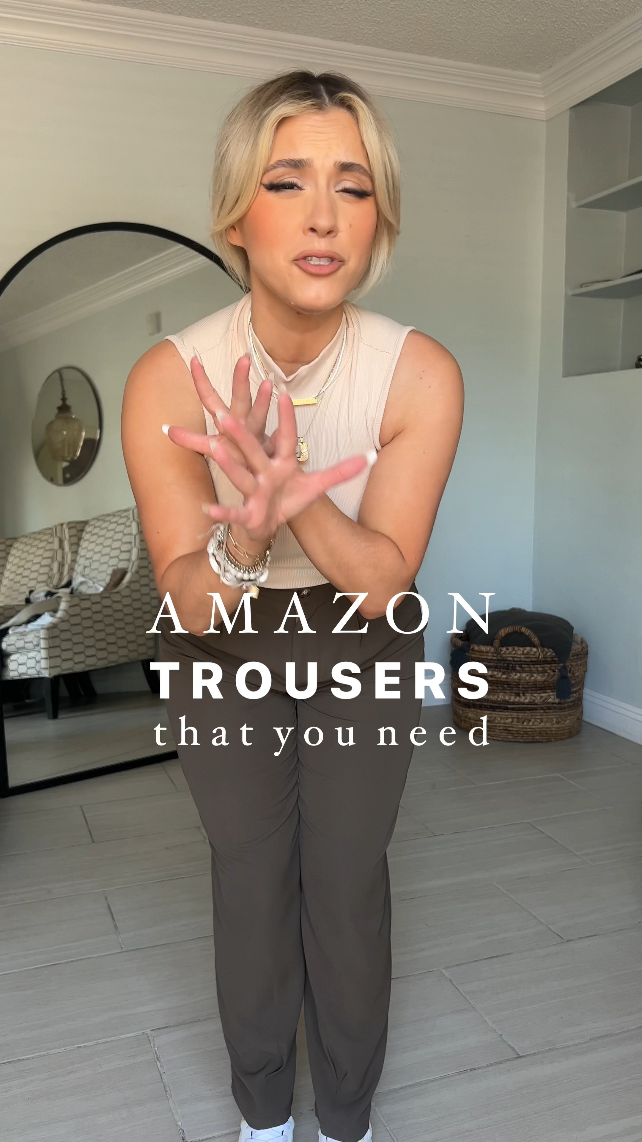 Amazing good quality Amazon trousers! I’m wearing them both in a size small. I would recommend to size down. I’m wearing the tops in a size small. These trousers are great for any type of office job, and/or teachers! 

#LTKworkwear #LTKU #LTKstyletip
