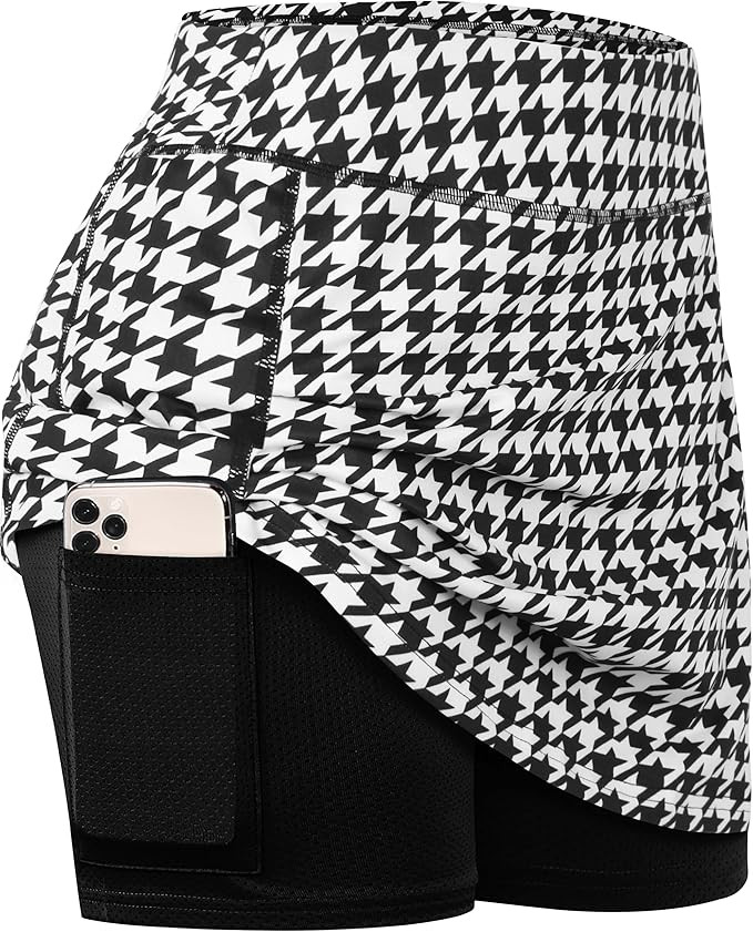 BLEVONH Womens Summer Tennis Skirts with Shorts Underneath, Pickleball, Athletic, Workout and Gol... | Amazon (US)