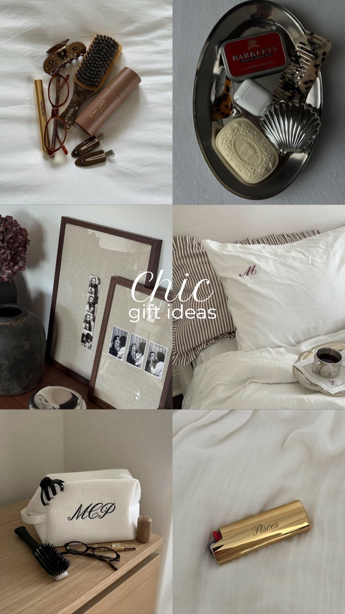 Gift ideas for the chic, cool girl in your life! I’m limited as far as links on here, check out my ShopMy for more 🎁 #giftguide #giftideas #chicgifts #giftsforher #blackfriday

#LTKGiftGuide #LTKSaleAlert #LTKHoliday