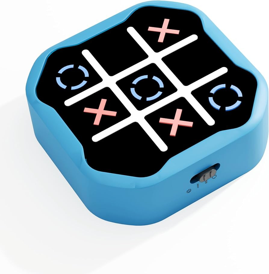 3 in 1 Electronic Tic Tac Toe Game, Handheld Digital Tic Tac Toe Bolt Game with Silent Mode, Port... | Amazon (US)