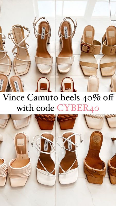 Vince Camuto heels 40% off with code CYBER40

#LTKCyberweek #LTKGiftGuide #LTKsalealert