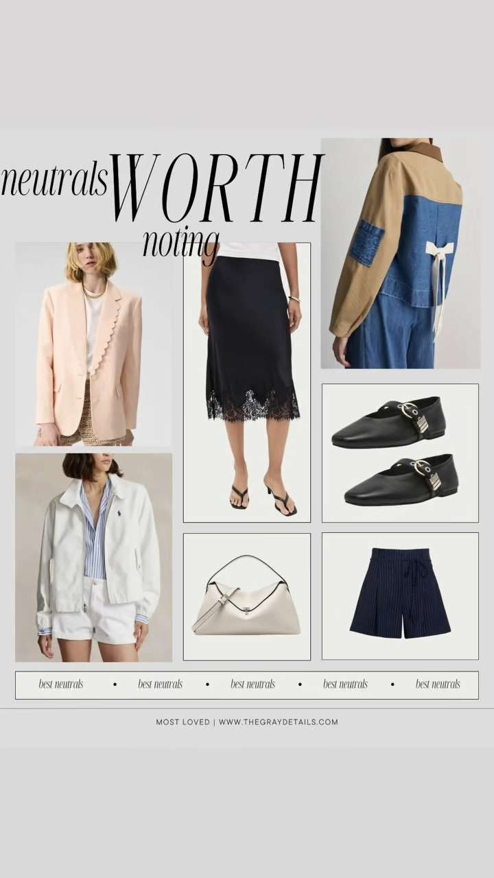Sharing a roundup of my favorite chic neutral pieces for spring. From classy blazers, to lace details, jackets, and more.  

 #LTKgrwm #LTKootd #LTKWorkwear