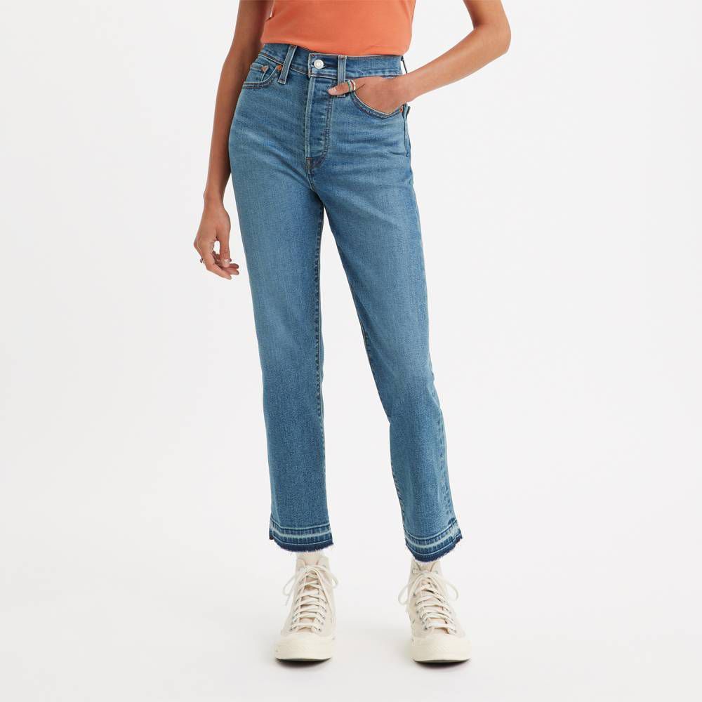 Levi's® Women's High-Rise Wedgie Straight Cropped Jeans - Turned On Me | Target