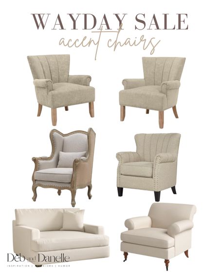 WayDay sale! 

Accent chairs, WayDay sale, living room furniture, living room chairs, chairs, cream chairs, living room accent chair, sale, WayDay, wayfair sale, Deb and Danelle 

#LTKsalealert #LTKhome #LTKCyberweek