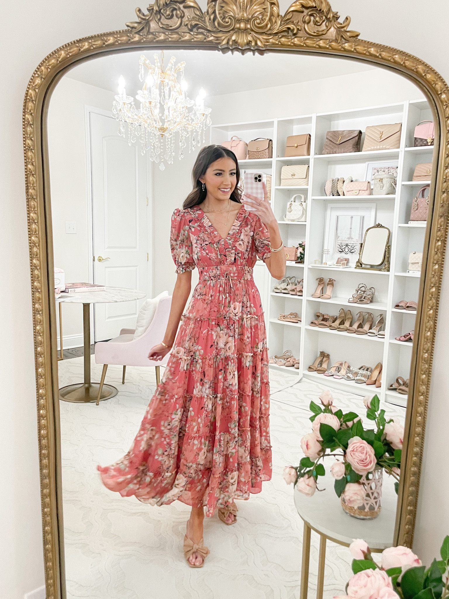 Yumi spring 2024 floral maxi dress