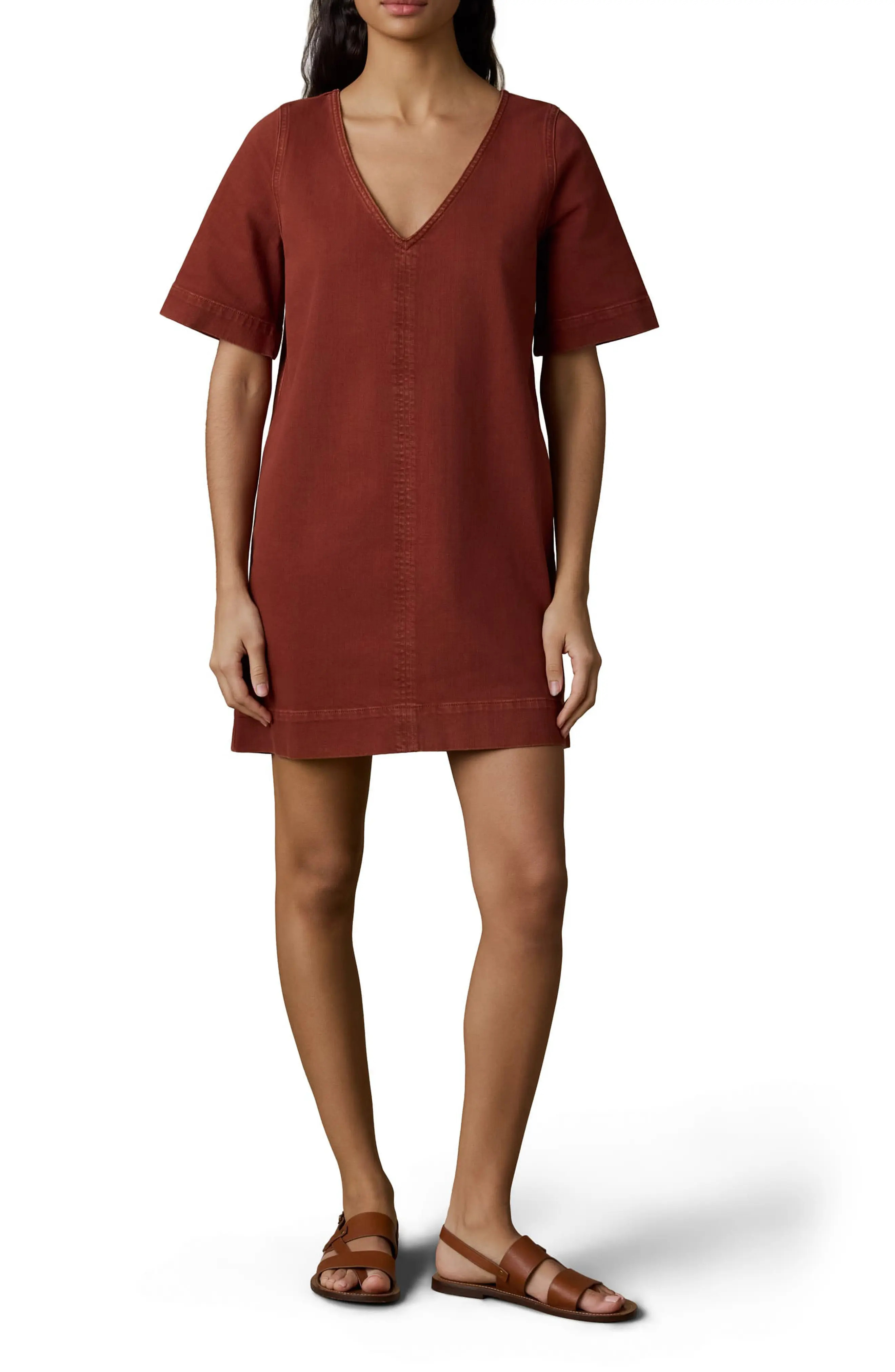 Golden Coast Stretch Denim Minidress | Nordstrom