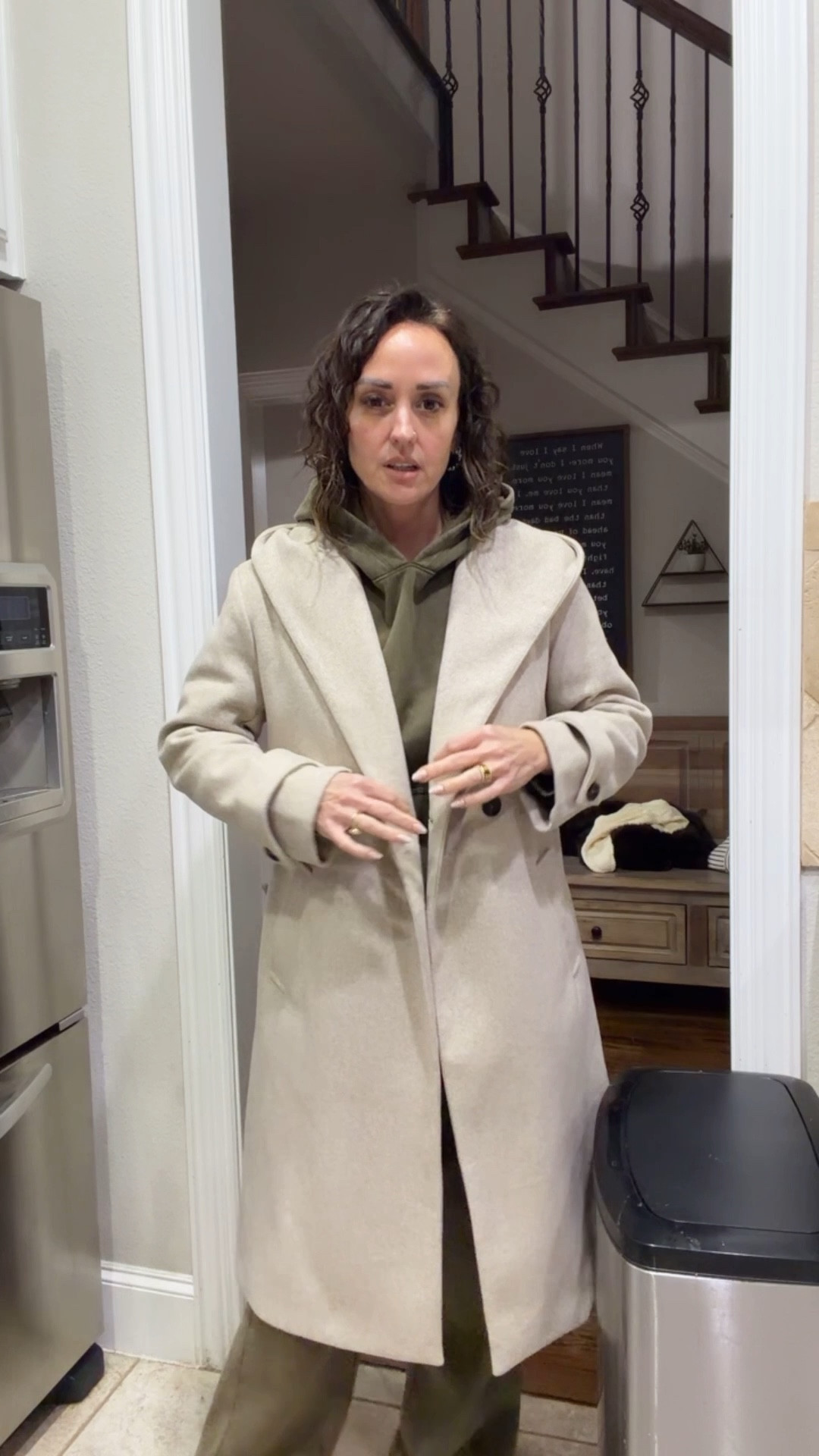 S jacket
S sweatshirt 
Xs sweatpants 

#LTKootd #LTKSaleAlert #LTKOver40