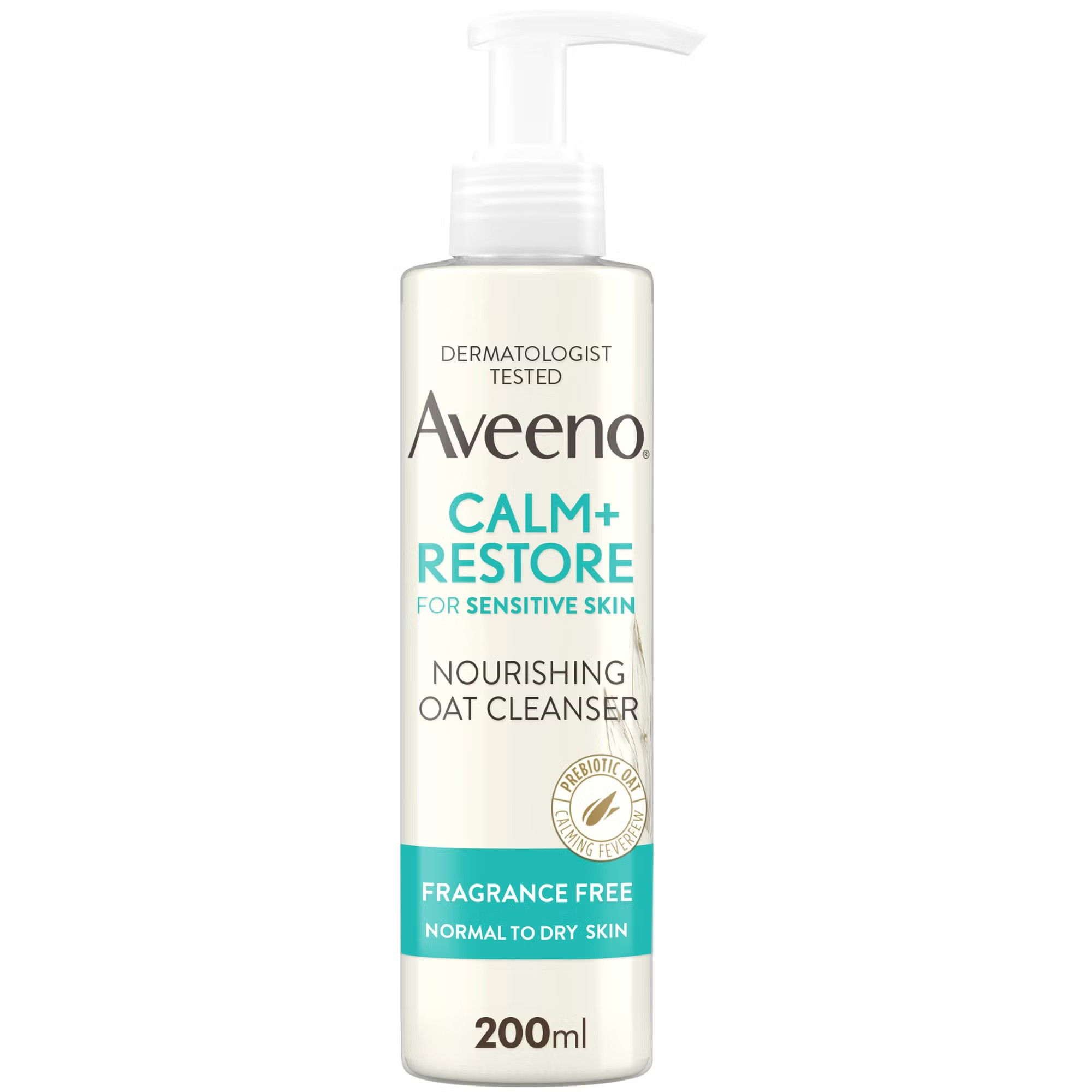Aveeno Face Calm and Restore Nourishing Oat Cleanser 200ml | Look Fantastic (UK)