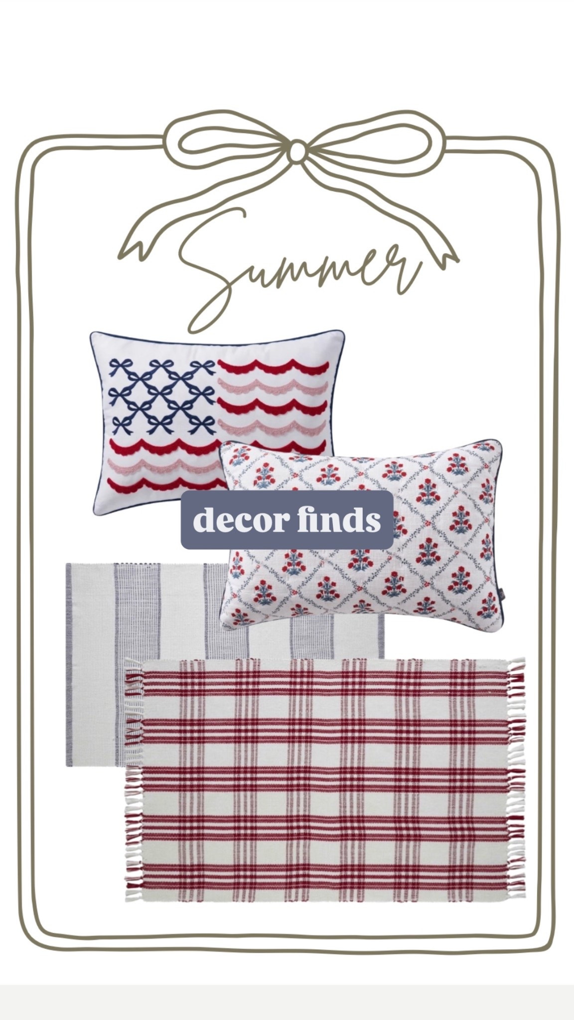 Darling summer decor finds selling fast! 

#LTKSeasonal #LTKHome