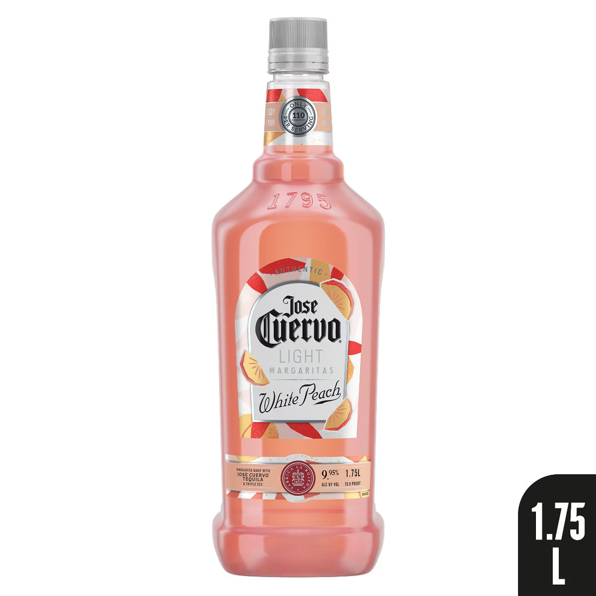Jose Cuervo White Peach Light Margarita - 1.75L Bottle | Target