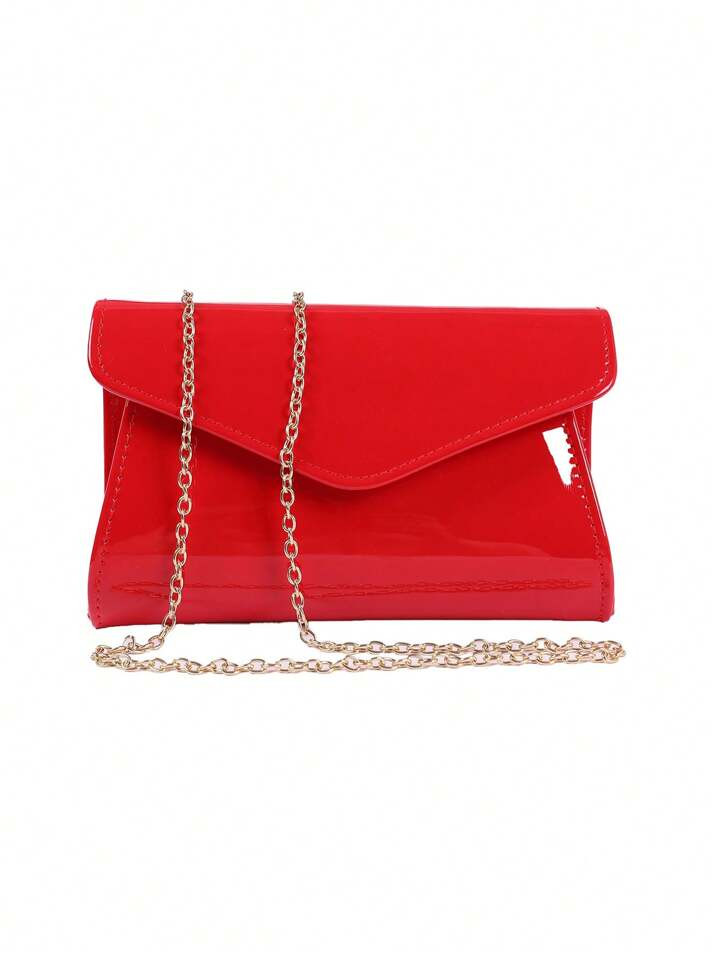 Simple Leather Mini Square Bag, Exquisitely Elegant. Crossbody Bag, Gracefully Fashionable. Party Clutch And Evening Bag Suitable For Women's Birthday Parties And Formal Occasions, Can Be Carried On The Shoulder. | SHEIN