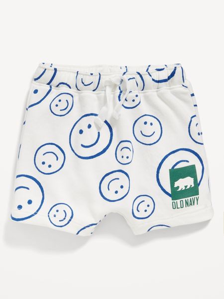 Unisex Printed Logo-Graphic Pull-On Shorts for Baby | Old Navy (US)