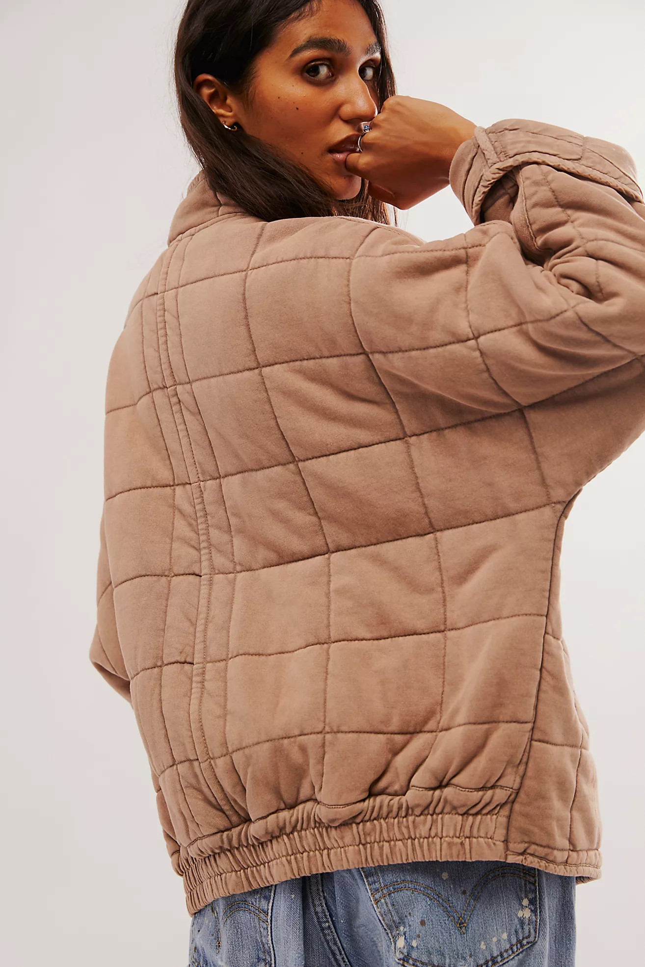 Dolman Quilted Knit Jacket | Free People (Global - UK&FR Excluded)