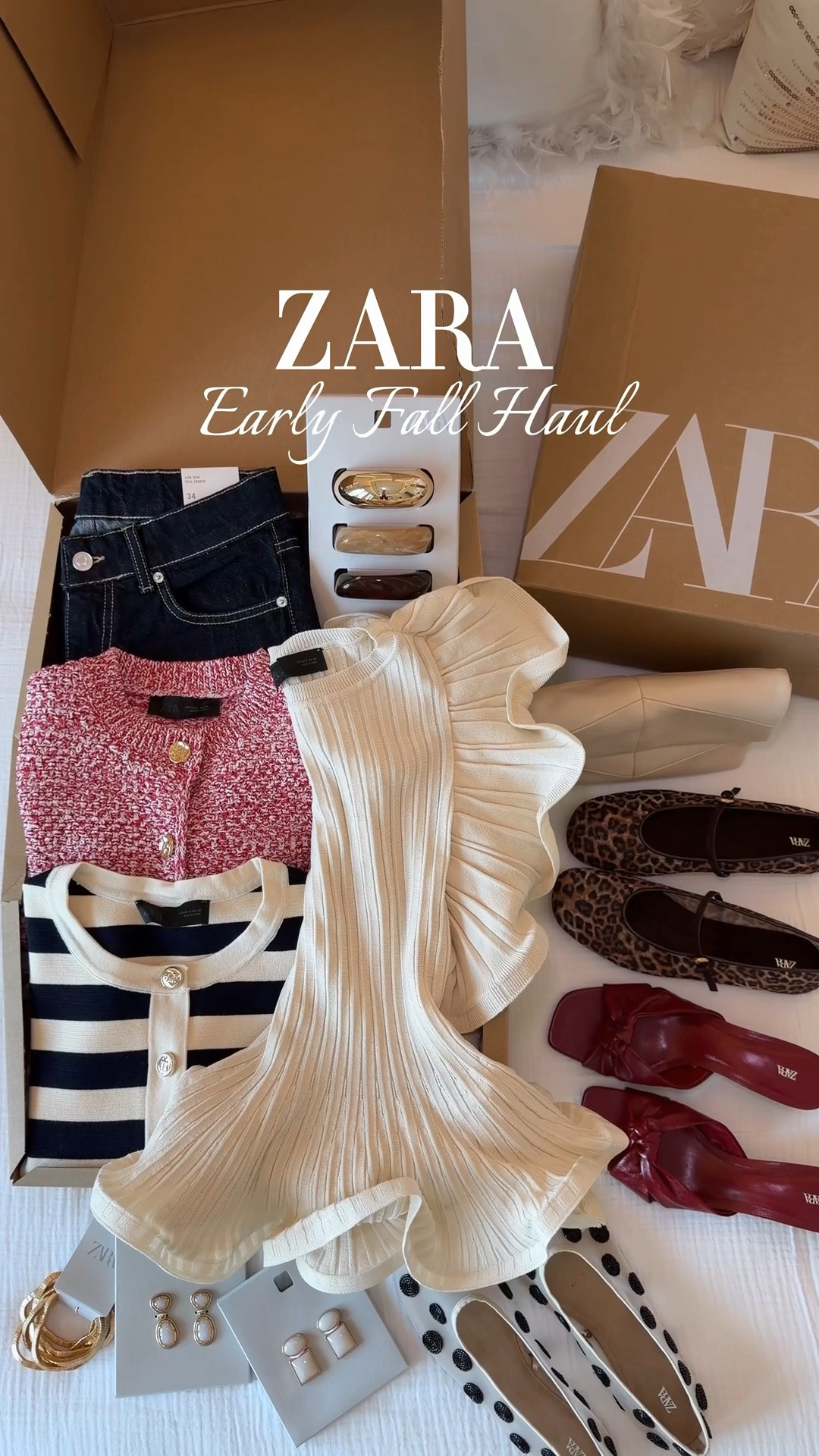 ZARA EARLY FALL HAUL ✨🍂🤎📦 wow wow wow!!!!! I love every single outfit of this haul. The knit pieces are all amazing! Love the ballerinas too how cute are they????🙌🏻 Try on haul coming soon, probably tomorrow  !🤍  #zara #zarahaul #zaranewin

#LTKFashionMonth #LTKautumn #LTKstyletip