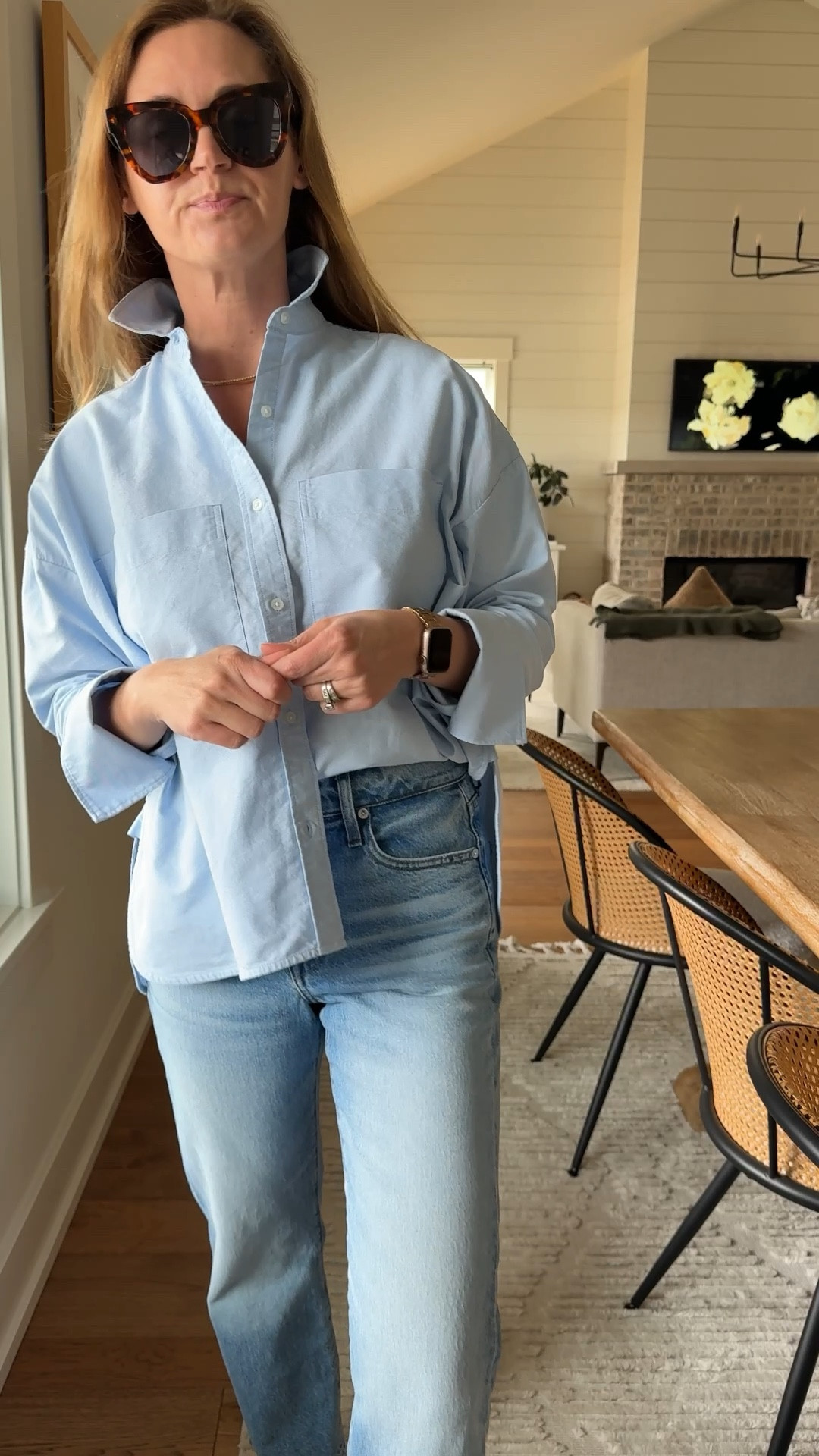 Top size small
Jeans I went up a size to 26

#LTKgrwm #LTKootd #LTKdayinmylife