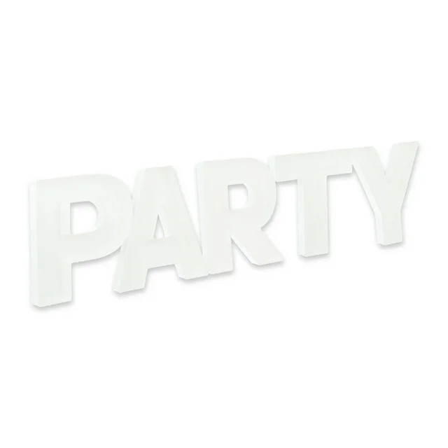 White Plastic Party Letter Trays, 5 Pieces, by Way To Celebrate | Walmart (US)