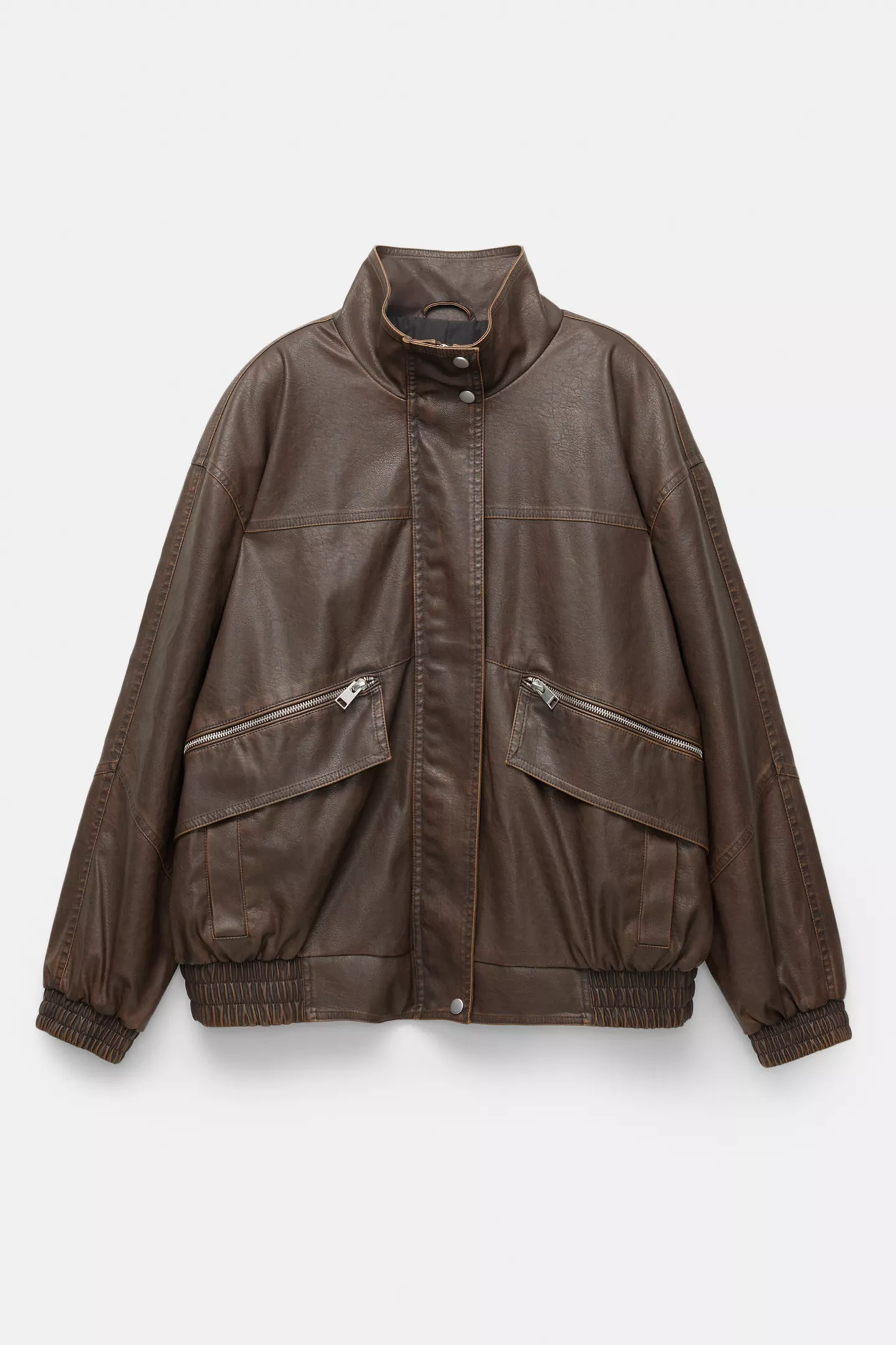 Blouson similicuir fermetures Éclair | PULL and BEAR FR