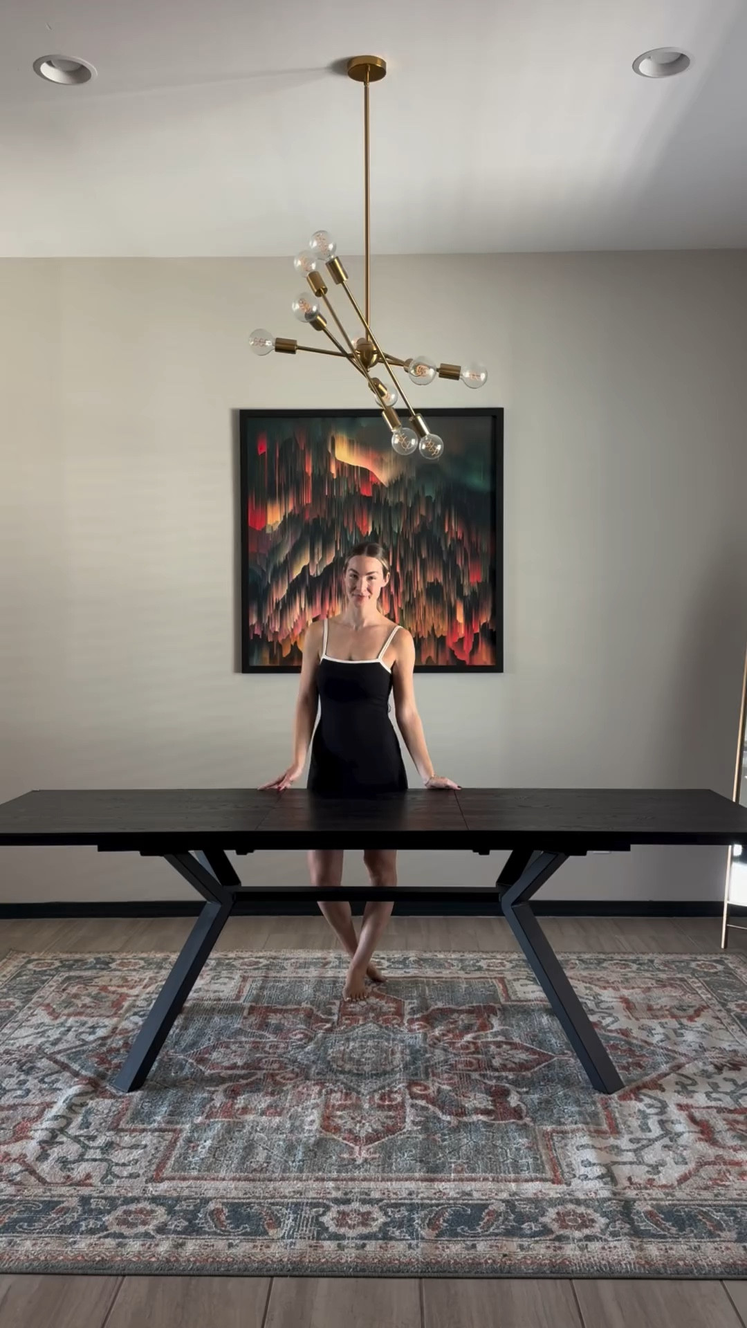 Absolutely love my dining room table. It’s so easy and effortless to make it bigger or smaller depending on the occasion! 

Comment TABLE below to receive a DM with the link to this post on my LTK ⬇ https://liketk.it/5nNuM #ltkhome #ltkfamily #ltkstyletip #diningroomtable