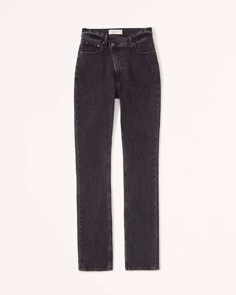 Women's Ultra High Rise 90s Slim Straight Jean | Women's | Abercrombie.com | Abercrombie & Fitch (US)