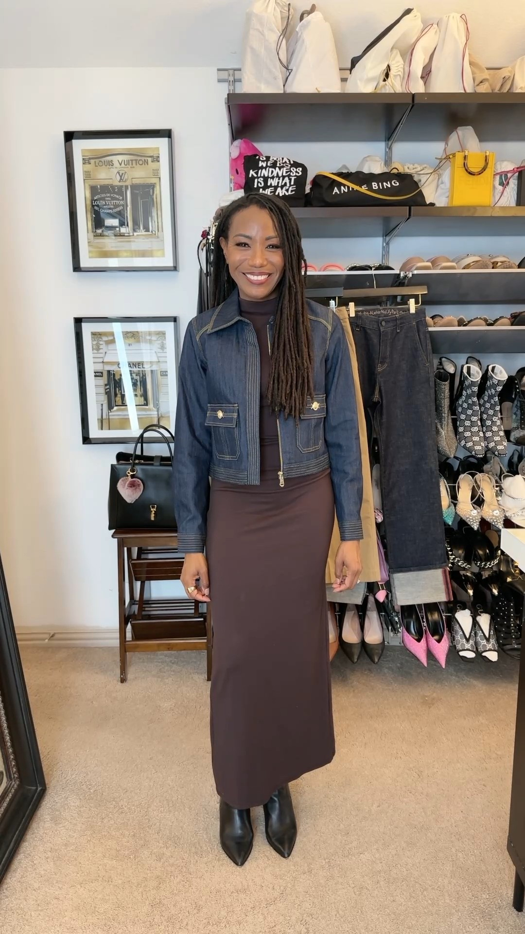 Continuing the cropped jacket convo - try it with a high waisted trouser or cropped pant!

#LTKSeasonal #LTKOver40 #LTKStyleTip