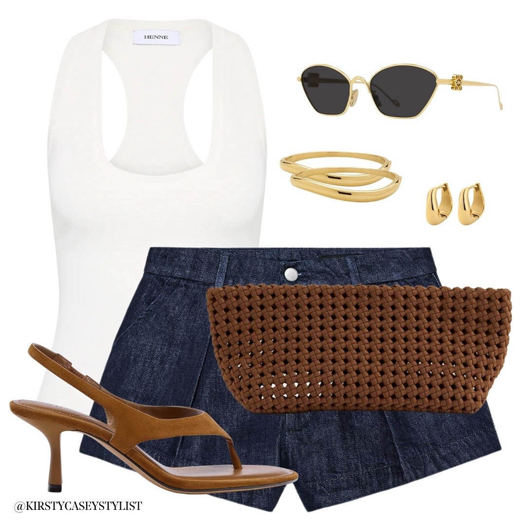 A colour combination I can’t get enough of! White, tan and dark denim👌🏼👌🏼…also obsessing over this clutch!🤎

#outfitlooks #styleinspo #fashion #fashionstyle #outfitinspo #stylist #ootd #outfitinspiration #outfitoftheday #outfitideas #zara #fashionblogger #dailyinspiration #fashionlover #styleblogger #fashiongram #explorepage #trend #personalstylist #datenight #chic #waystostyle #howtostyle #waystowear #fashiontips #womensfashion #miniskirt #summeroutfit #summerfashion 

#LTKsummer #LTKshoes #LTKstyletip