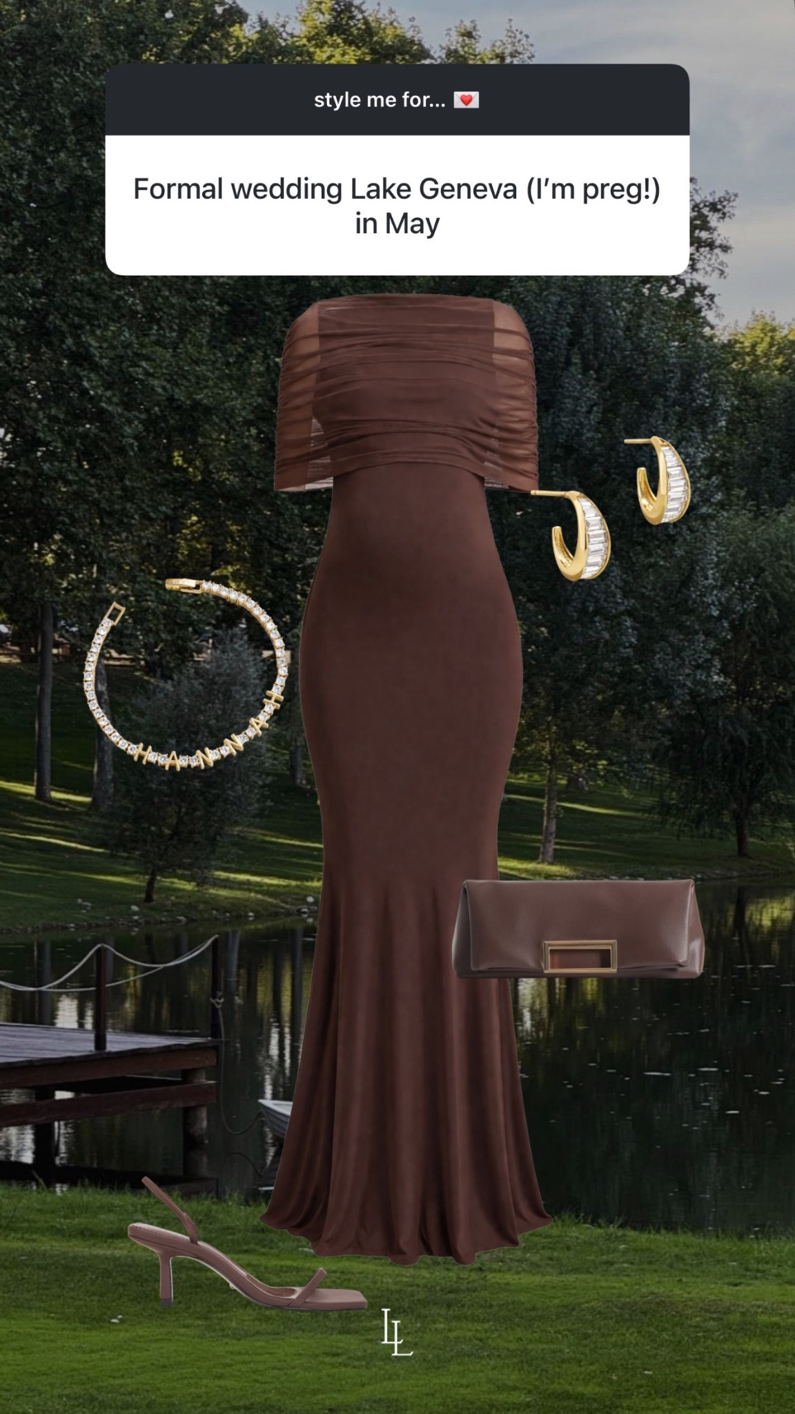 Style inspo for a formal wedding at the lake while pregnant! 

#LTKBump #LTKWedding