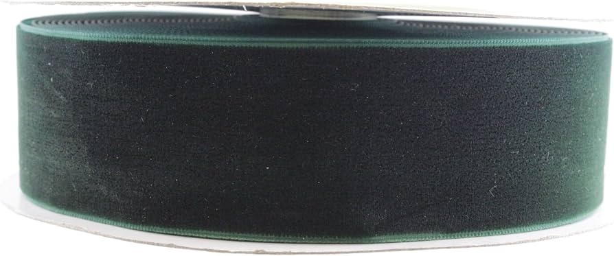 May Arts 1-1/2-Inch Wide Ribbon, Green Velvet | Amazon (US)